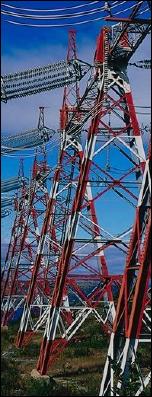 power line towers